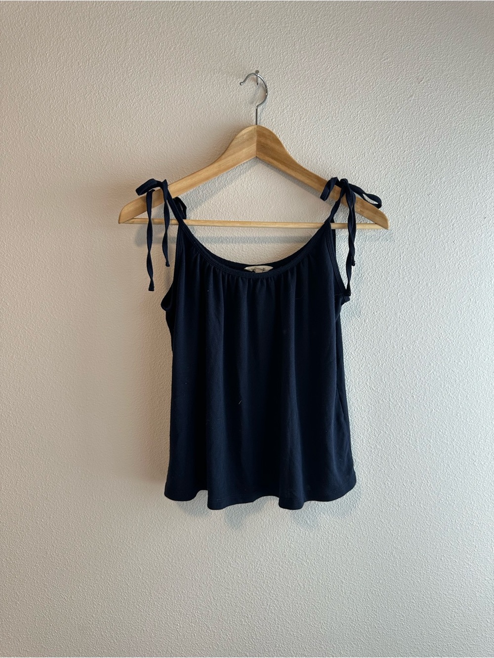 MADEWELL Tie-Shoulder Tank Top Navy blue women’s XXS